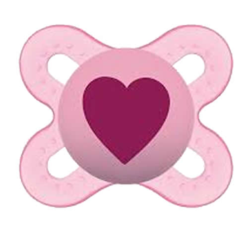 MAM SUCCHIETTO ORIGINAL START 0-2 MESI SILICONE FEMMINA 2 PEZZI