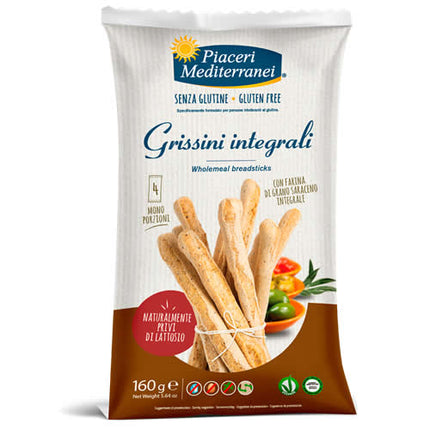 MEDITERRANEAN PLEASURES WHOLEMEAL BREADSTICKS 160 G