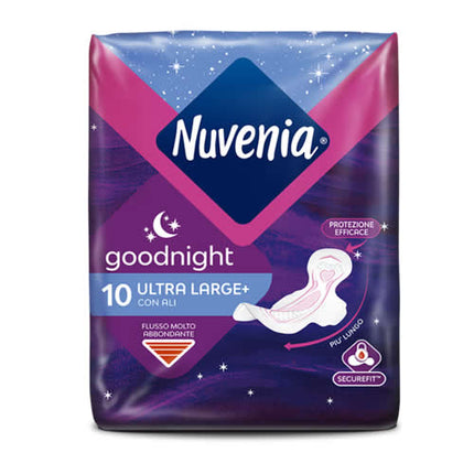 NUVENIA ULTRA NIGHT WITH WINGS 10 PIECES