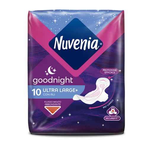 NUVENIA ULTRA NOTTE CON ALI 10 PEZZI