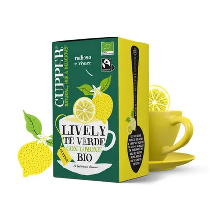 CUPPER TE' VERDE AL LIMONE 35 G - Farmaspeed