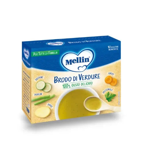 MELLIN BRODO DI VERDURE 10 X 8 G - Farmaspeed