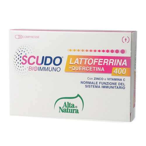 SCUDO LATTOFERRINA + QUERCETINA 400 30 COMPRESSE