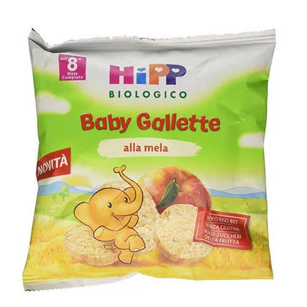 HIPP BABY GALLETTE DI RISO ALLA MELA 30 G - Farmaspeed