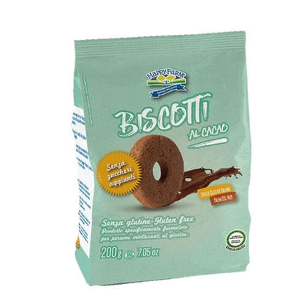HAPPY FARM BISCOTTI AL CACAO SENZA ZUCCHERO 200 G