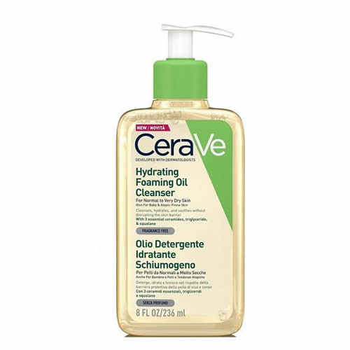 CERAVE OLIO DETERGENTE IDRATANTE SCHIUMOGENO 236 ML