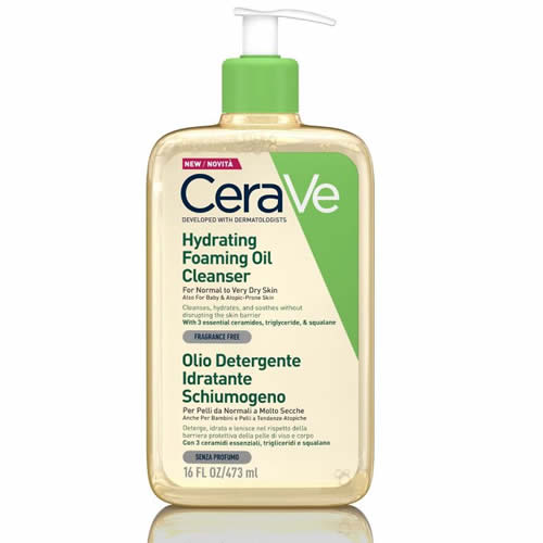 CERAVE OLIO DETERGENTE IDRATANTE SCHIUMOGENO 473 ML