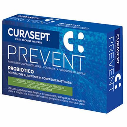CURASEPT PREVENT PROBIOTIC 14 CHEWABLE TABLETS