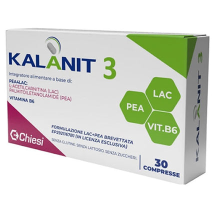 KALANIT 3 30 COMPRESSE DA 1475 MG SENZA GLUTINE, SENZA LATTOSIO, SENZA ZUCCHERI