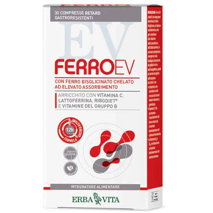 FERRO EV RETARD 30 COMPRESSE GASTRORESISTENTI - Farmaspeed