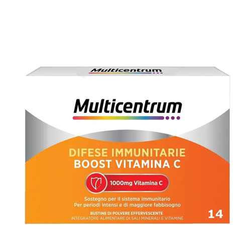 MULTICENTRUM DIFESE IMMUNITARIE BOOST VITAMINA C 14 BUSTINE
