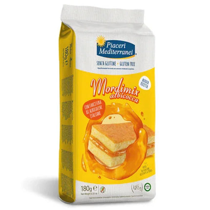 PIACERI MEDITERRANEI MORDIMIX ALBICOCCA 4 PEZZI DA 40 G - Farmaspeed