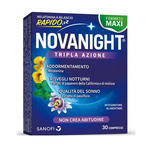NOVANIGHT 30 COMPRESSE RILASCIO RADIDO NEW