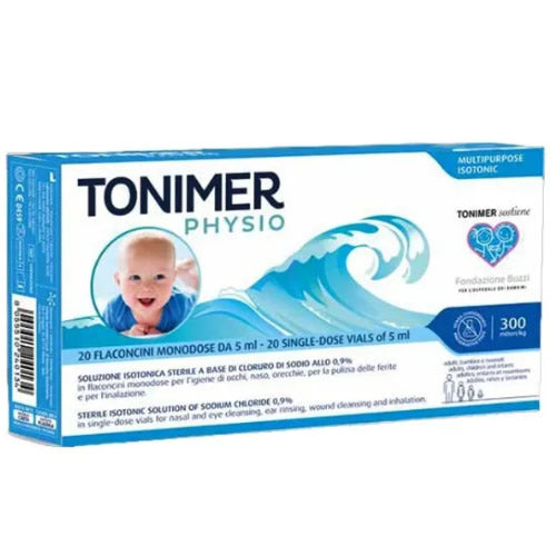 TONIMER PHYSIO MONODOSE SOLUZIONE ISOTONICA MULTIFUNZIONE 20 FLACONCINI 5 ML