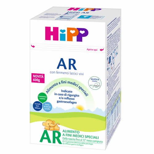 HIPP LATTE ANTIREFLUSSO CON METAFOLINA 600 G