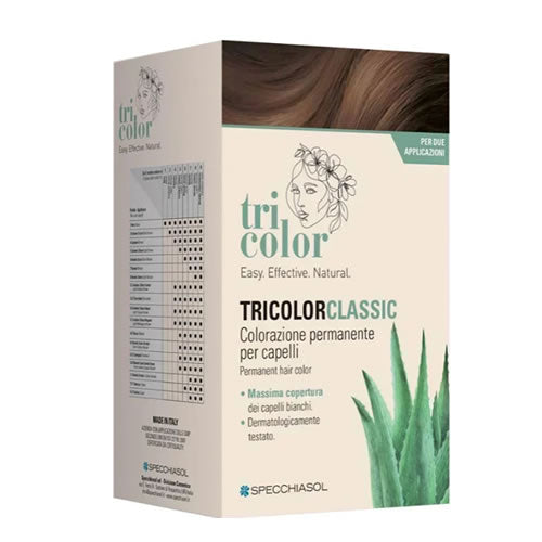 TRICOLOR CLASSIC 5,3 CACAO 2 TUBI 50 ML + 2 SHAKER 50 ML + 4 BUSTINE 8 ML