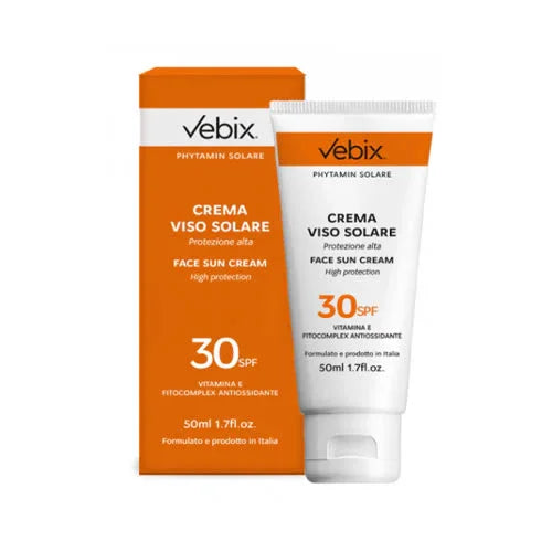 VEBIX PHYTAMIN SOLARE CREMA SOLARE VISO SPF30 50 ML - Farmaspeed