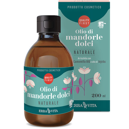 OLIO DI MANDORLE DOLCI NATURALE 200 ML