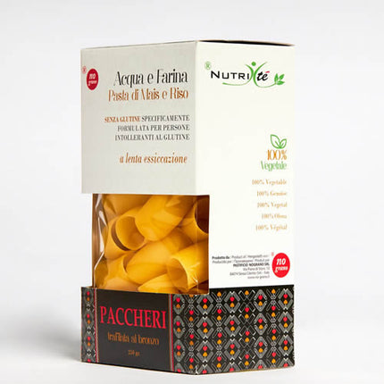 NUTRI TE' PACCHERI ACQUA E FARINA MAIS E RISO 250 G