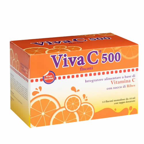 VIVA C 500 15 FLACONI DA 10 ML