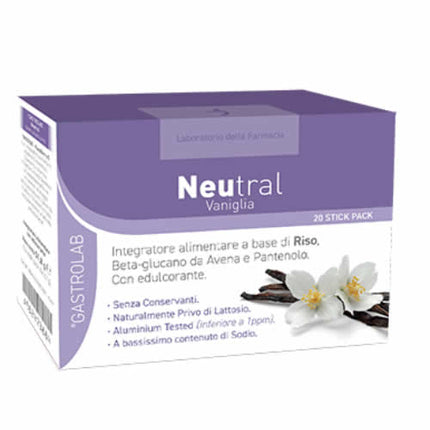 LABORATORIO DELLA FARMACIA NEUTRAL VANIGLIA 20 STICKPACK LINEA GASTROLAB