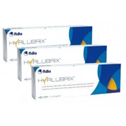 INTRA-ARTICULAR SYRINGE HYALUBRIX HYALURONIC ACID 1.5% 30 MG 2 ML 3 PIECES NO ETO