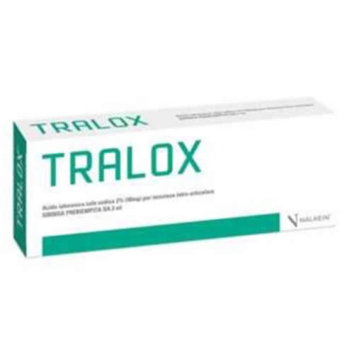 TRALOX 2% SIRINGA INTRA-ARTICOLARE ACIDO IALURONICO 2 ML 1 PEZZO