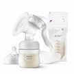 AVENT TIRALATTE MANUALE NATURAL + 4 COPPETTE ASSORBILATTE E 5 SACCHETTI CONSERVA LATTE - Farmaspeed