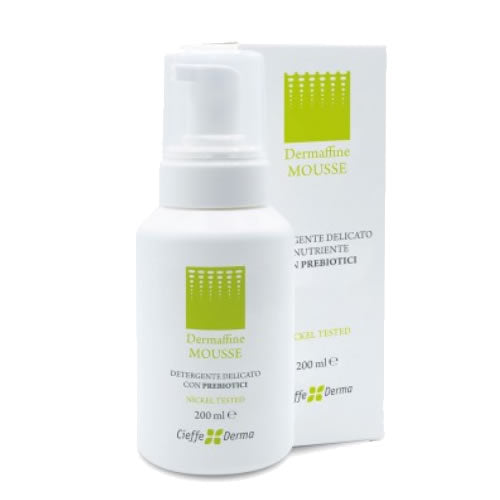 DERMAFFINE MOUSSE DETERGENTE DELICATO E NUTRIENTE CON PREBIOTICI 200 ML