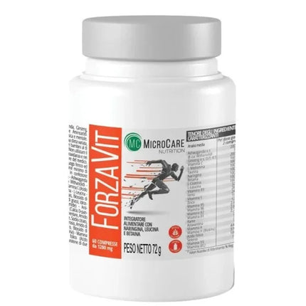 MICROCARE NUTRITION FORZA VIT 60 COMPRESSE - Farmaspeed