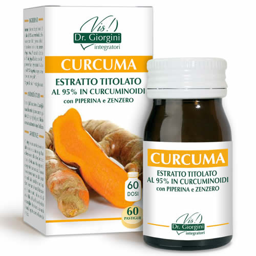 CURCUMA ESTRATTO TITOLATO 95% CURCUMINOIDI 60 PASTIGLIE