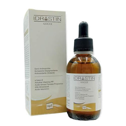 IDRASTIN GOCCE SIERO ANTIMACCHIE SCHIARENTE DEPIGMENTANTE ANTIOSSIDANTE IDRATANTE 50 ML - Farmaspeed