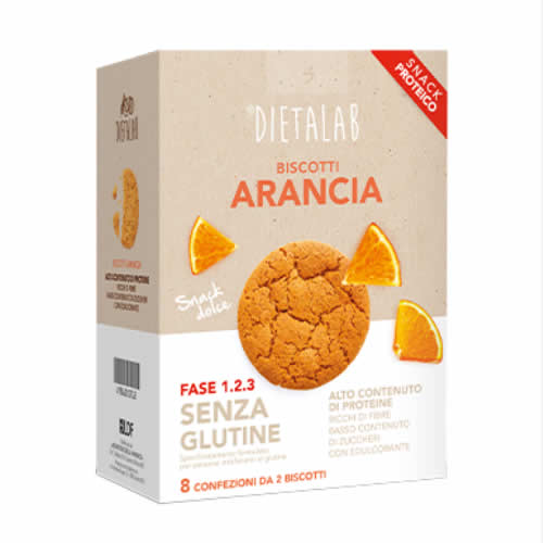 DIETALAB GLUTEN FREE ORANGE BISCUITS PHASE 1 2 3 128 G