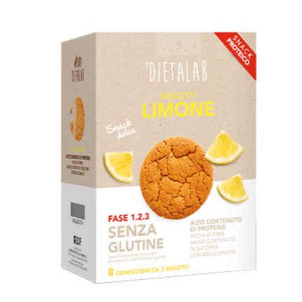 DIETALAB GLUTEN FREE LEMON BISCUITS PHASE 1 2 3 128 G