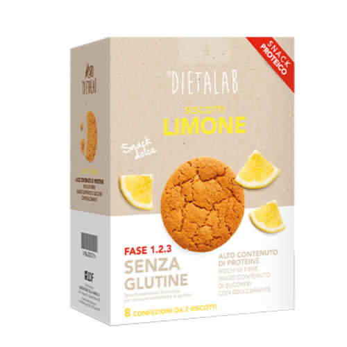 DIETALAB GLUTEN FREE LEMON BISCUITS PHASE 1 2 3 128 G
