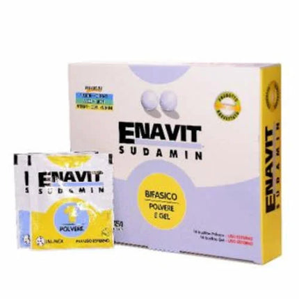 ENAVIT SUDAMIN 10 BUSTINE POLVERE DA 5 G + 10 BUSTINE GEL DA 5 ML - Farmaspeed