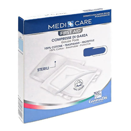 GARZA MEDICARE COTONE 18X40 CM 12 PEZZI