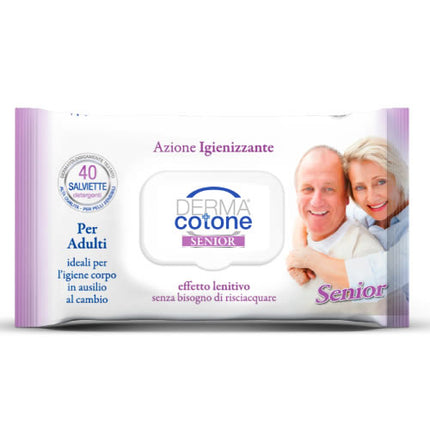 DERMACOTONE SENIOR SALVIETTINE PER ADULTI 40 PEZZI