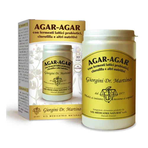AGAR-AGAR FERMENTI CLOROFILLA NUTRITIVI POLVERE SOLUBILE 150 G - Farmaspeed
