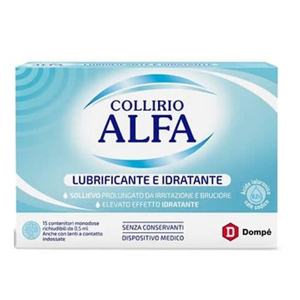 COLLIRIO ALFA IDRATANTE PROTETTIVO 10 FLACONCINI MONODOSE - Farmaspeed
