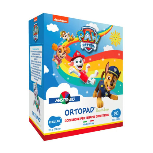 CEROTTO OCCLUSORE PER TERAPIE ORTOTTICHE PAW PATROL REGULAR 85X59 MM 20 PEZZI