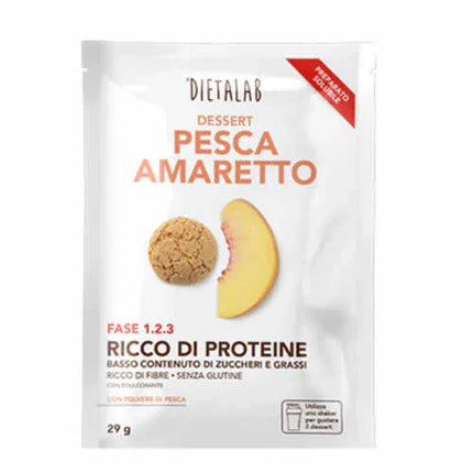 DIETALAB DESSERT PESCA AMARETTO 27 G - Farmaspeed
