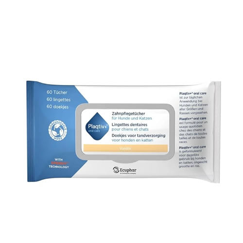PLAQTIV+ ORAL CARE 64 SALVIETTE DENTALI