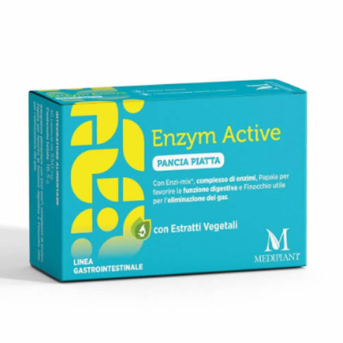 MEDIPLANT ENZYM ACTIVE PANCIA PIATTA 30 CAPSULE