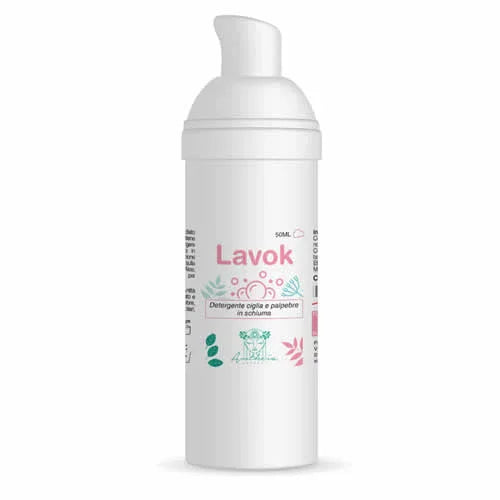 LAVOK DETERGENTE CIGLIA & PALPEBRE IN SCHIUMA 50 G - Farmaspeed