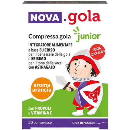 NOVA GOLA JUNIOR ORANGE 20 TABLETS