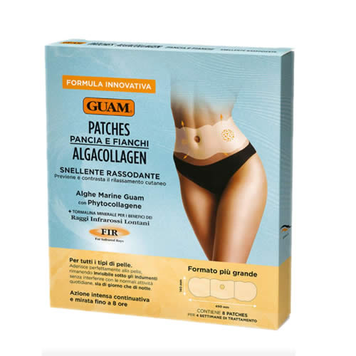 GUAM ALGACOLLAGEN PATCHES STOMACH AND HIPS SLIMMING FIRMING FIR 8 PIECES