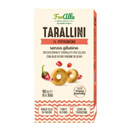 FORALLE TARALLINI AL PEPERONCINO 6 BUSTINE X 30 G