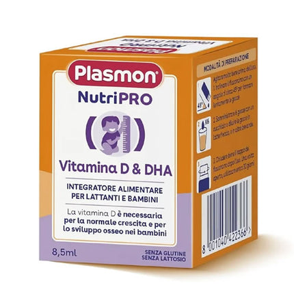 PLASMON NUTRIPRO VITAMINA D & DHA 8,5 ML