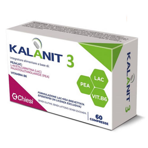 KALANIT 3 60 COMPRESSE DA 1475 MG SENZA GLUTINE, SENZA LATTOSIO, SENZA ZUCCHERI